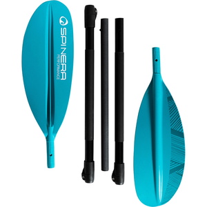 2026 Spinera Performace Fibreglass 5 piece 240cm Kayak Paddle SP-K-PAD-FIB-TE - Teal